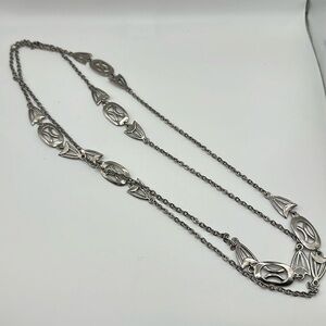Gun Metal Colored Necklace